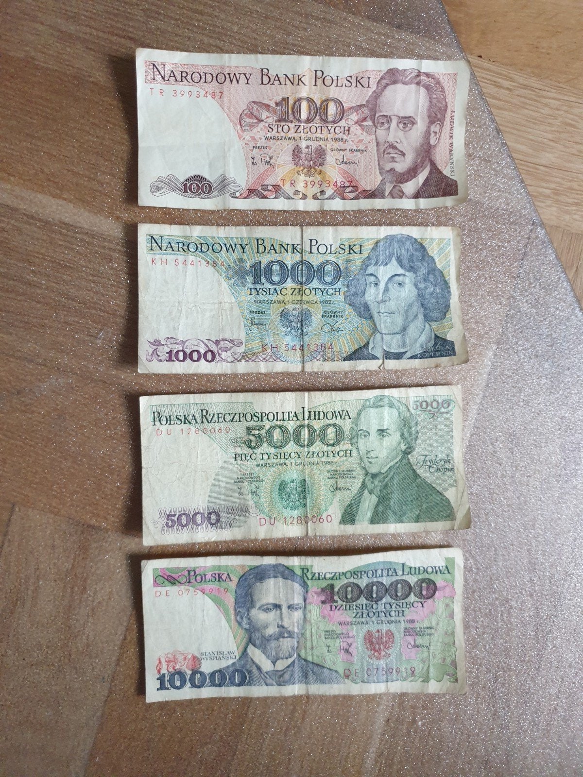 Diverse oude Poolse bankbiljetten, Ophalen of Verzenden, Polen