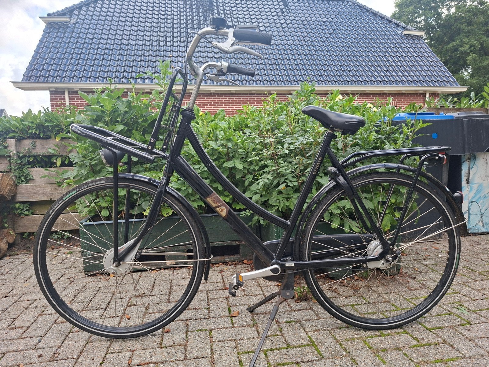 Sparta Pick-up omafiets met bagagedrager voorop, Ophalen, Gebruikt, Sparta, Versnellingen