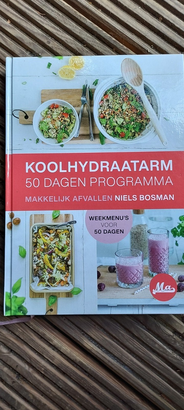 Koolhydraatarm 50 Dagen Programma - Makkelijk Afvallen, Ophalen of Verzenden, Zo goed als nieuw, Dieet en Voeding, Niels Bosman