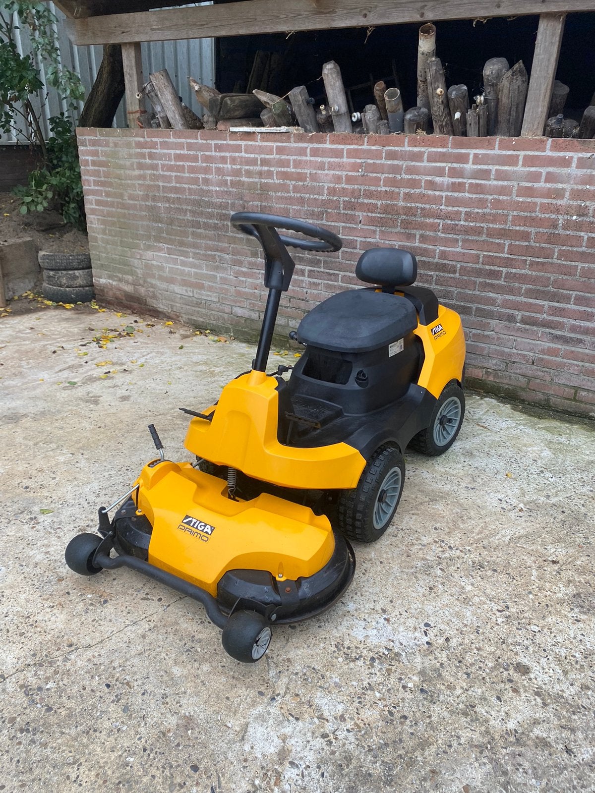 Stiga Primo zitmaaier, Ophalen, Zo goed als nieuw
