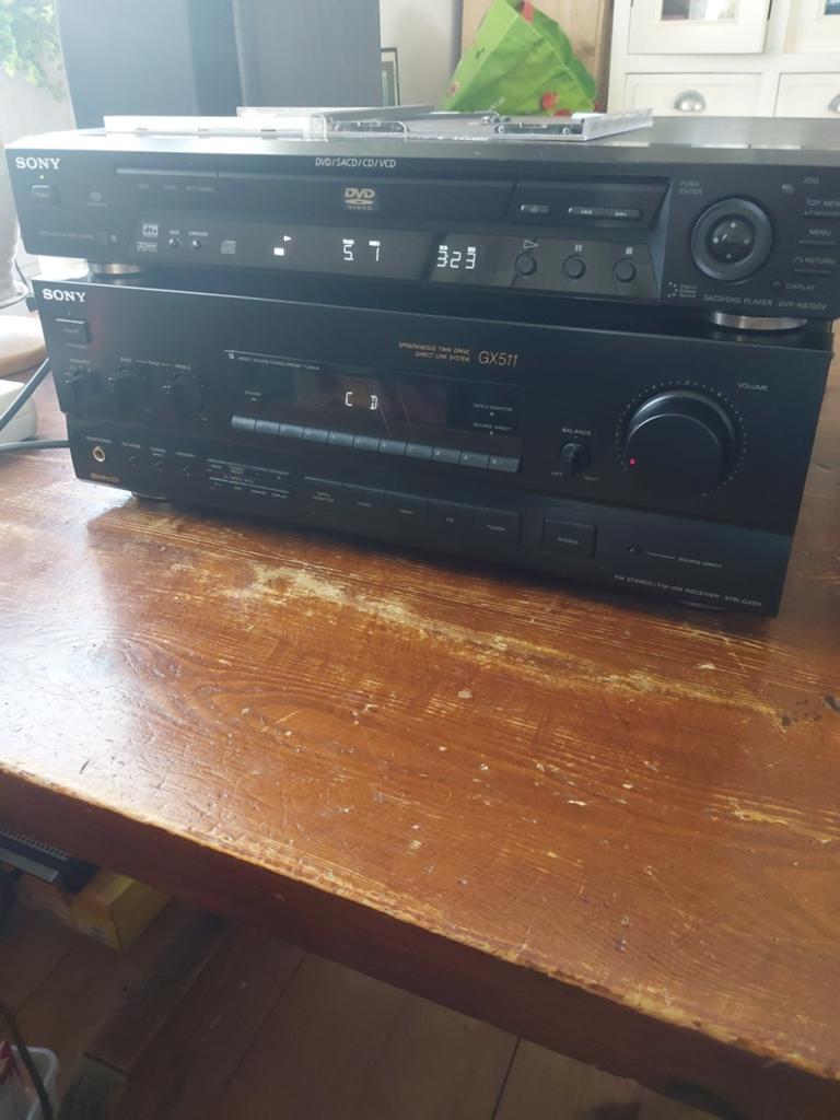 Sony STR-GX511 Receiver, Gebruikt, Ophalen of Verzenden, 60 tot 120 watt, Sony
