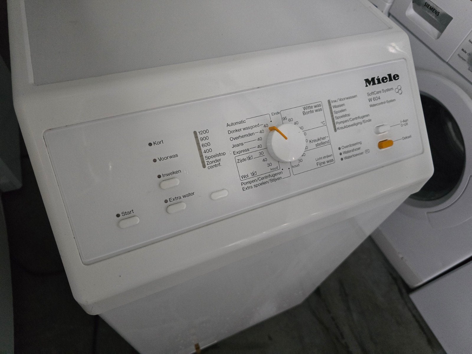 Keurige compacte Miele W604 bovenlader wasmachine! Garantie✅, Miele, 1200 tot 1600 toeren, Miele, Ophalen of Verzenden