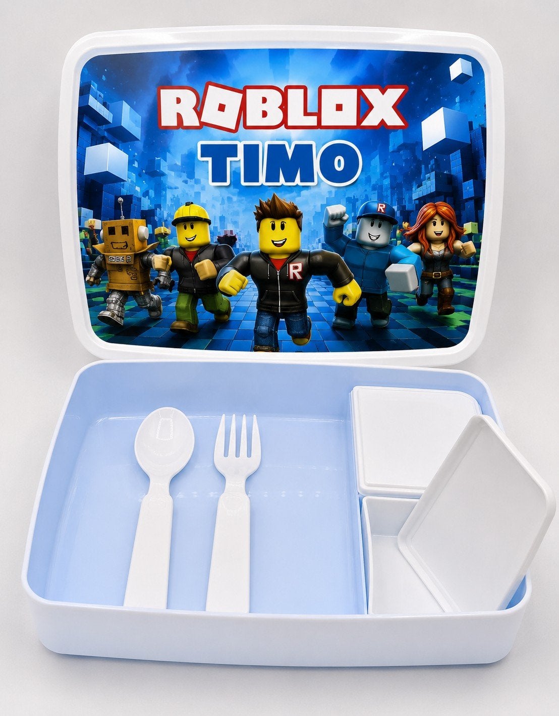 Broodtrommel / lunchbox gepersonaliseerd naam, Ophalen of Verzenden, Nieuw, Aardewerk, Overige stijlen