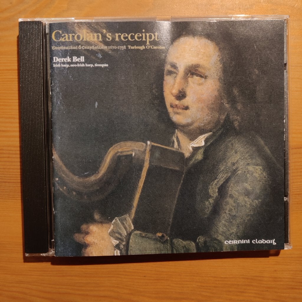 Derek Bell // Carolan's Receipt CD, Inclusief boekje, Gebruikt, Album, Keltisch