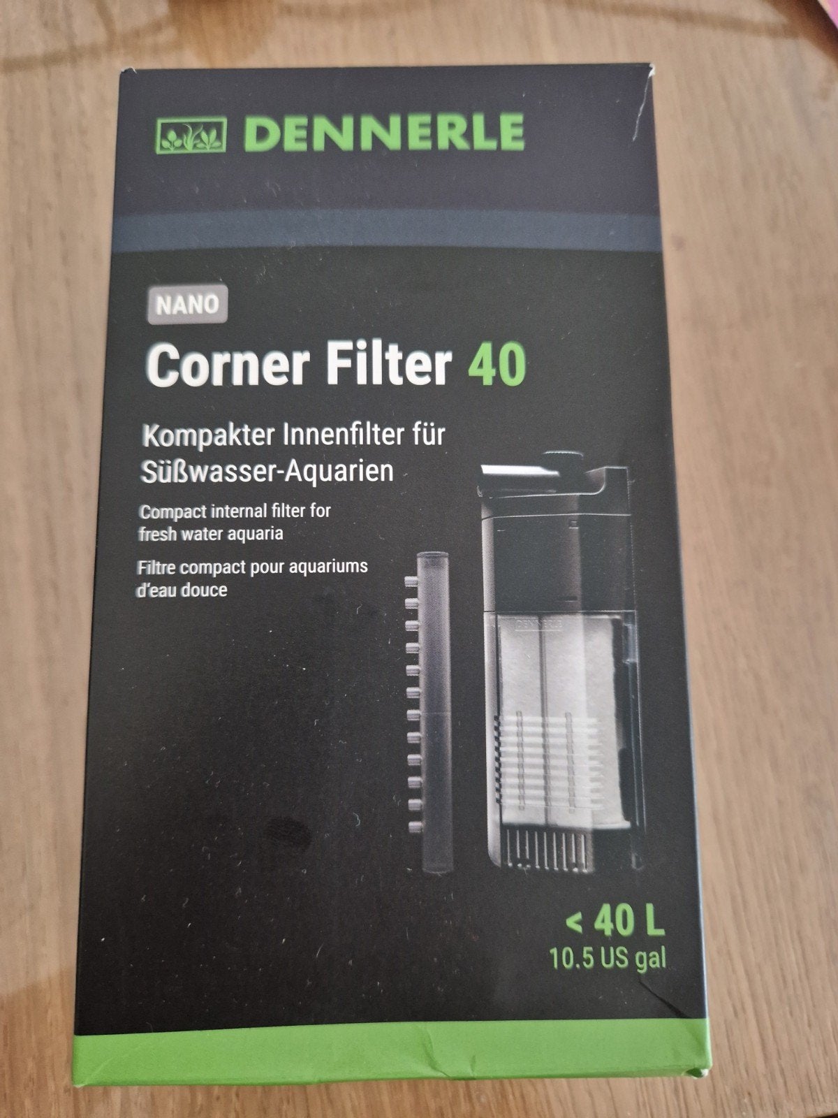 Dennerle hoekfilter 40, Ophalen of Verzenden, Nieuw, Filter, Dennerle