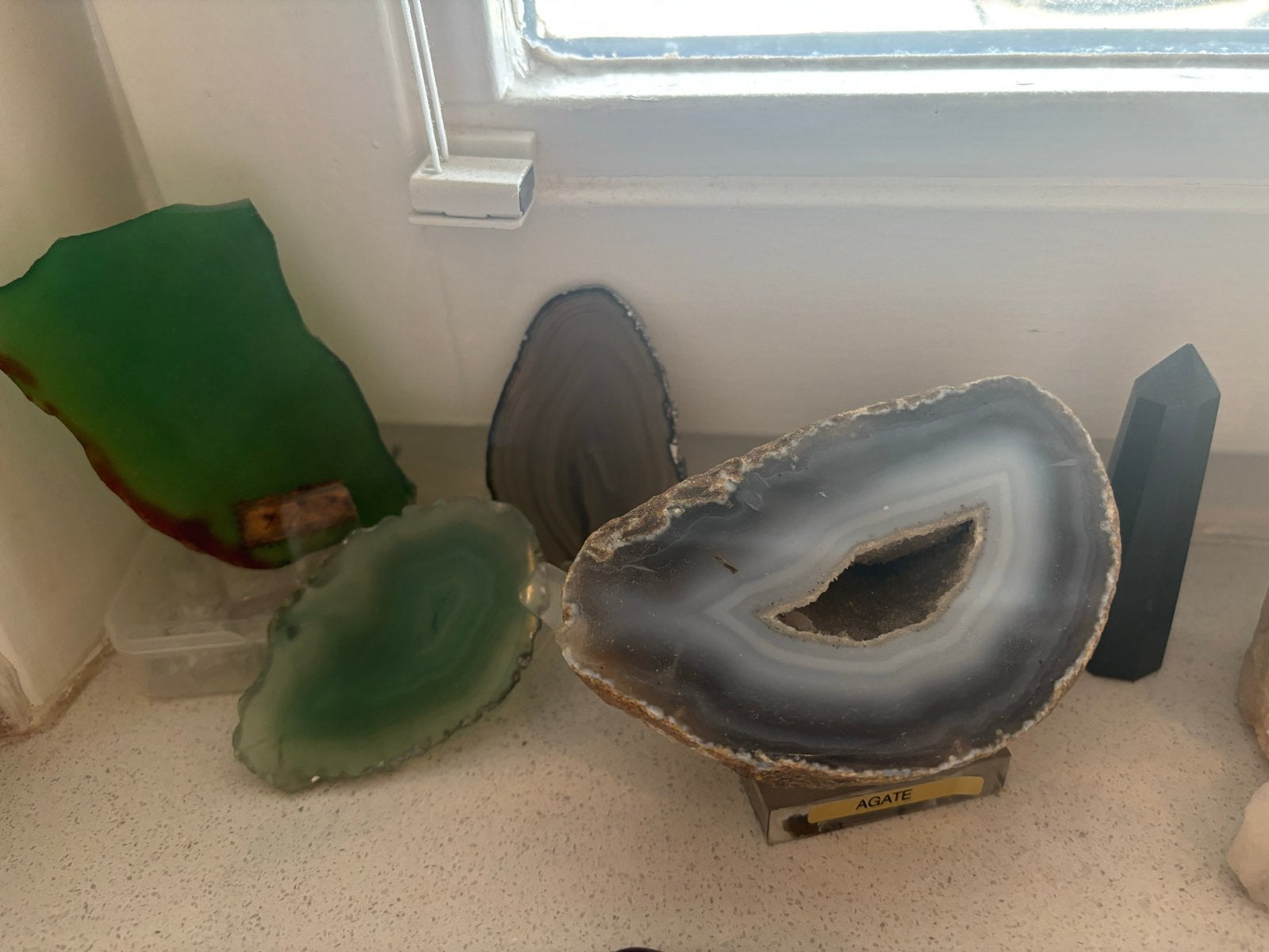 Diverse collectie mineralen en agaten, Ophalen, Mineraal