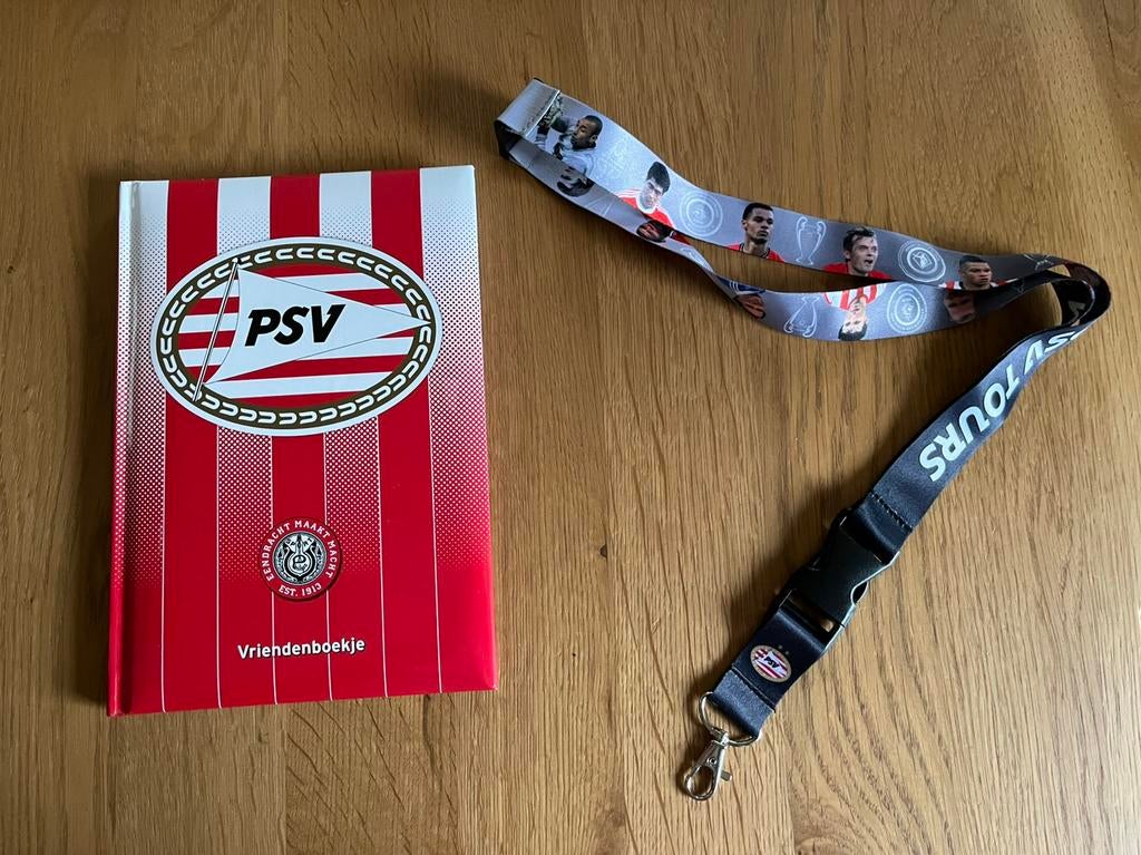 PSV vriendenboekje en keycord, Ophalen, Nieuw