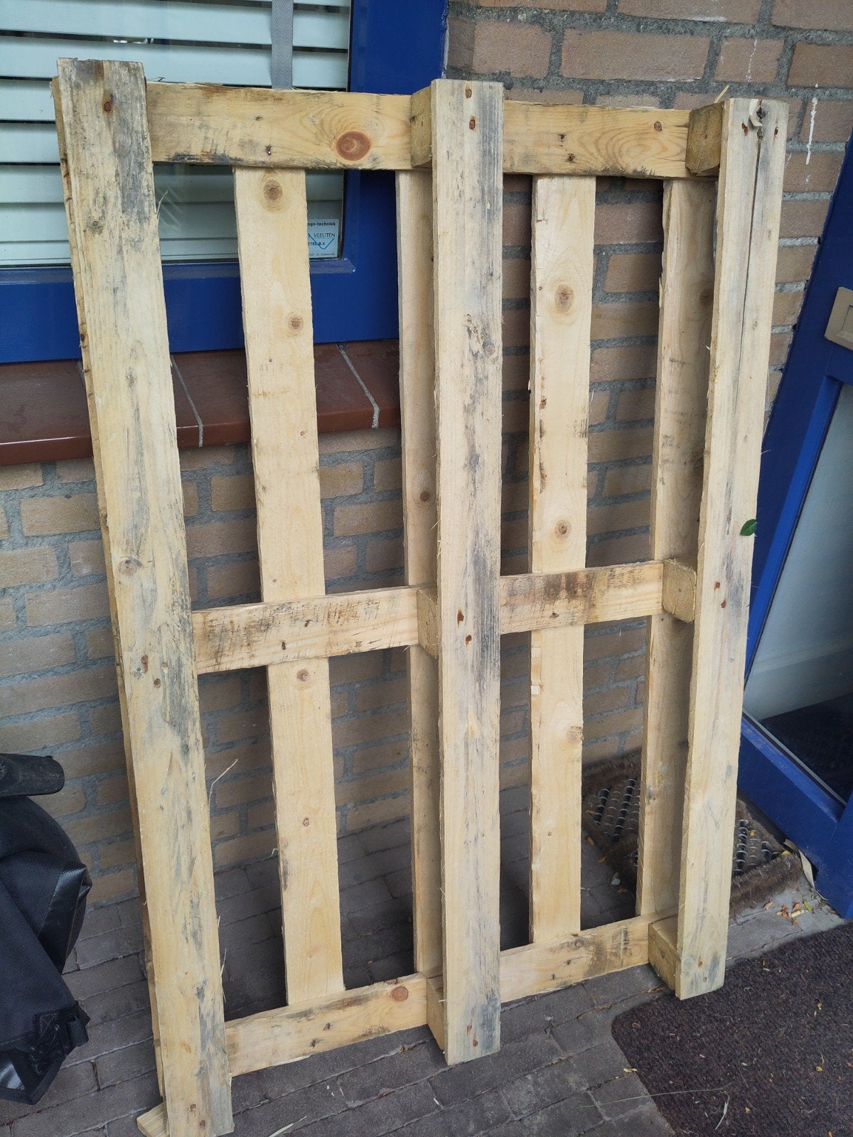Gebruikt Pallet - Ideaal voor diverse projecten, Ophalen, Gebruikt, 50 mm of meer, Pallet