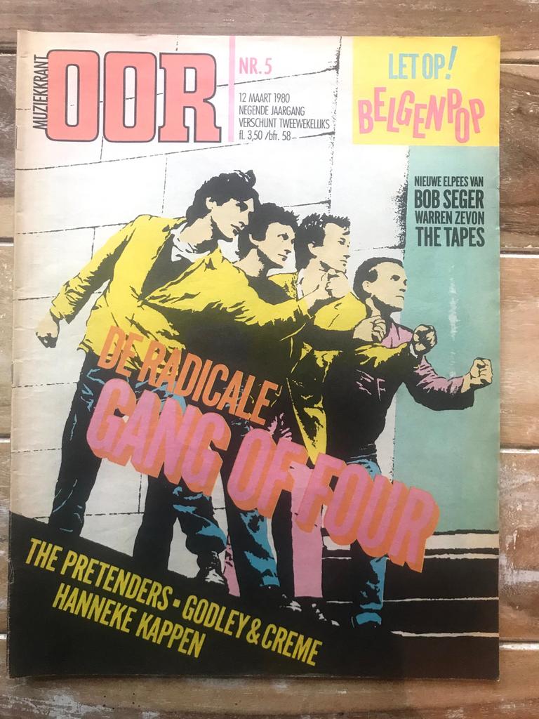 Muziekkrant OOR 1980 IAN GOMM The Pretenders GANG OF FOUR, Ophalen of Verzenden, Zo goed als nieuw, Muziek, Film of Tv
