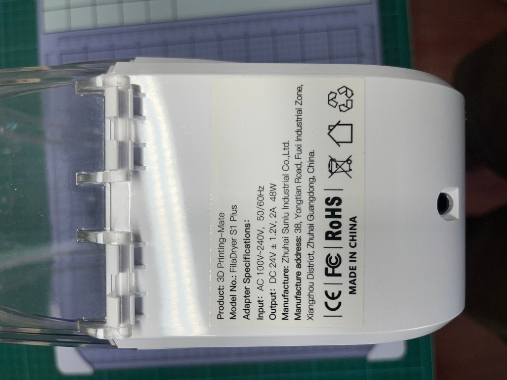 Filament droger SUNLU Filadryer S1 plus, Computers en Software, Ophalen of Verzenden, Zo goed als nieuw, Printeraccessoires