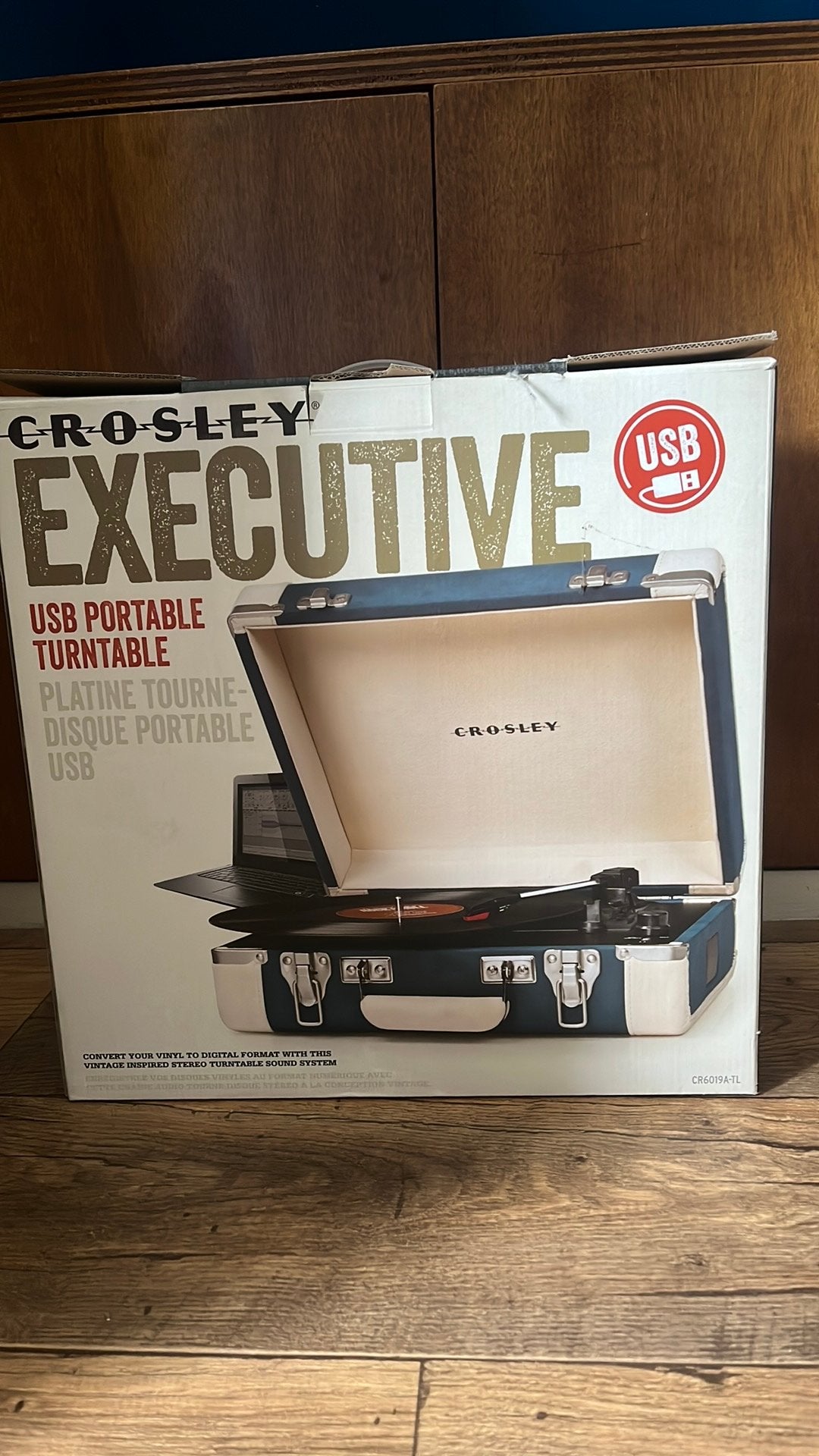 Crosley CR6019A-TL, Zo goed als nieuw, USB-aansluiting, Platenspeler, Ophalen