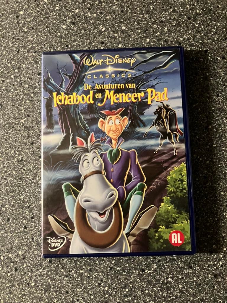 De Avonturen van Ichabod en Meneer Pad (1949) Disney, Cd's en Dvd's, Tekenfilm, Alle leeftijden, Overige soorten, Ophalen of Verzenden