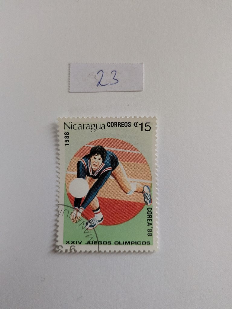 Volleybal, Verzenden, Gestempeld, Midden-Amerika