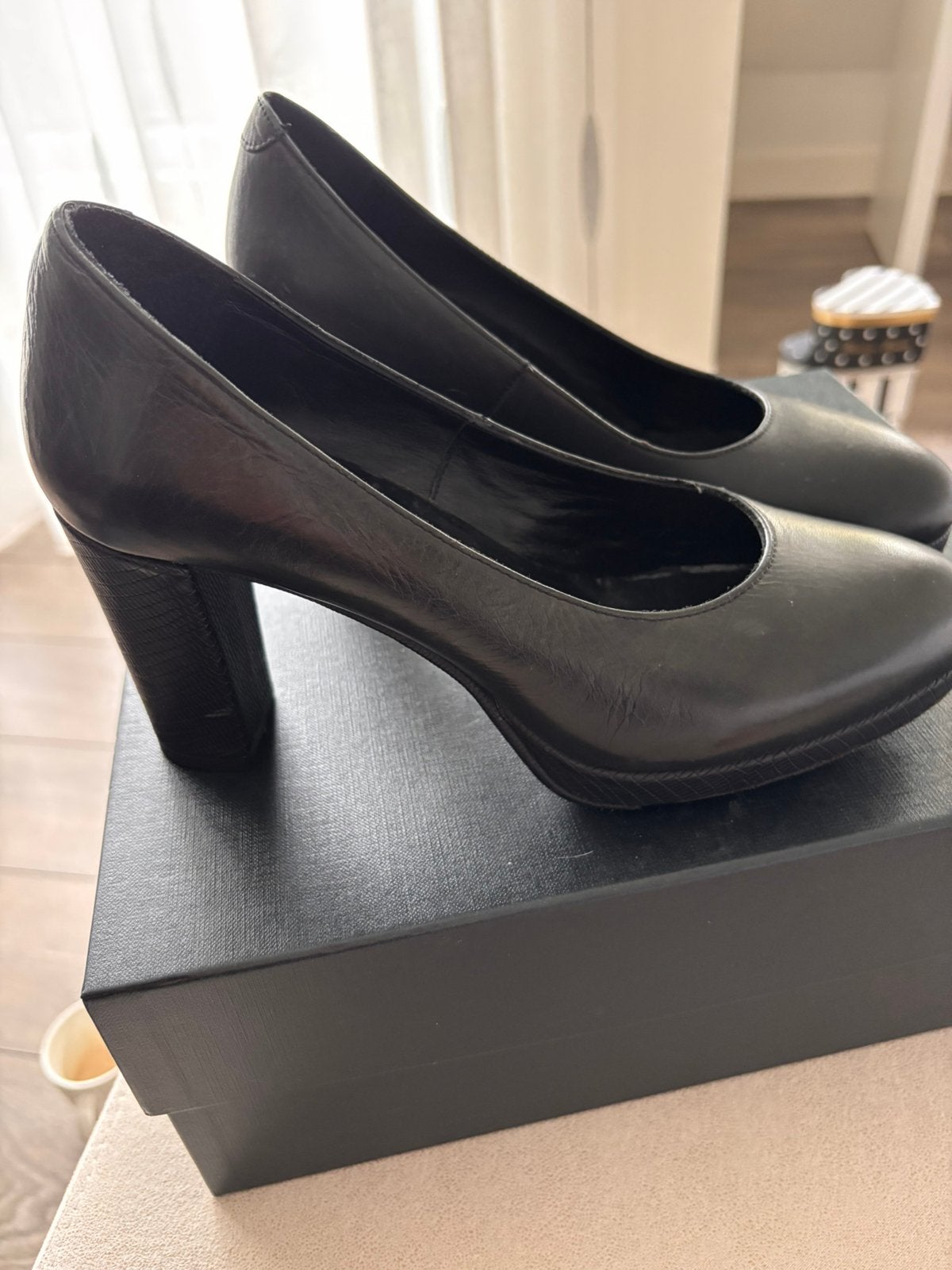 Hoge pump zwart Fred de la Bretoniere, Pumps, Zwart, Ophalen of Verzenden, Zo goed als nieuw