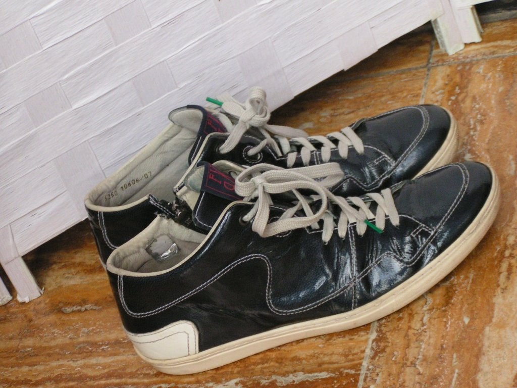 FLORIS VAN BOMMEL sneakers,Mt 43,5(9,5) topstaat, Blauw, Floris van bommel, Tweedehands, Floris van Bommel