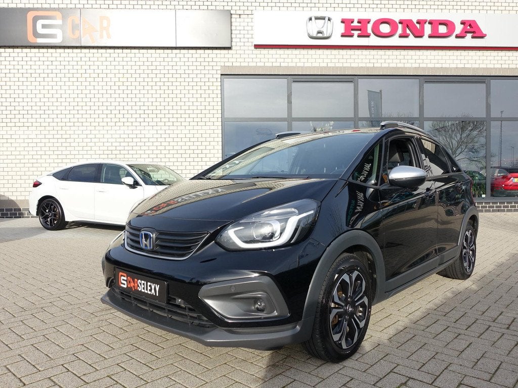 HONDA Jazz 1.5 i-MMD 109pk Hybrid CVT Crosstar, Auto's, Stof, Euro 6, 4 cilinders, Zwart