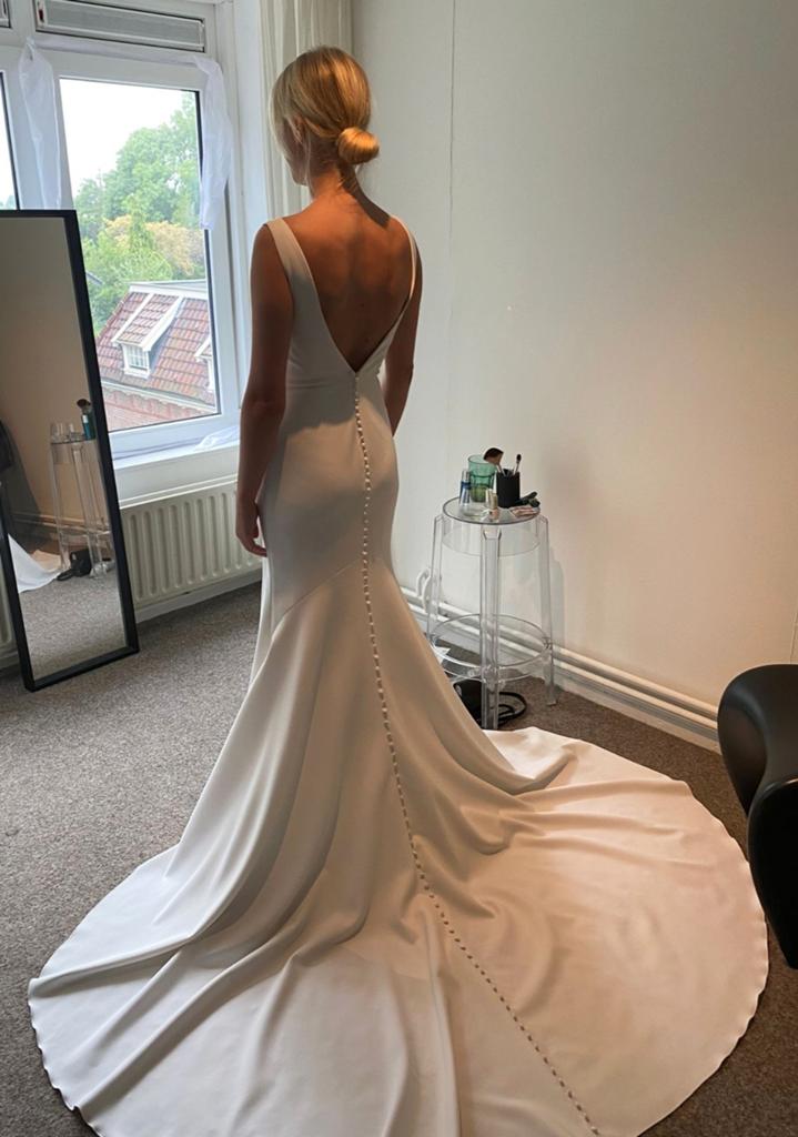 Pronovias trouwjurk | maat 36/38, Ophalen, Trouwjurk, Wit, Pronovias