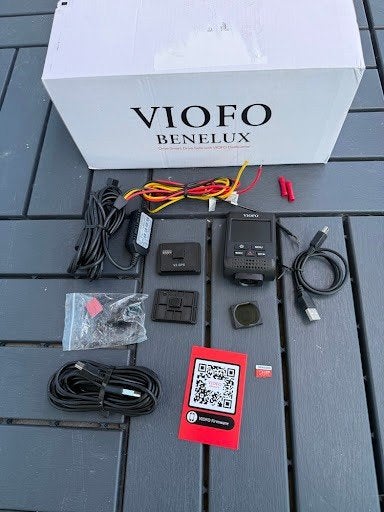 VIOFO A119 v3 Dashcam Complete Set (2K HD, GPS, CPL, 128GB), Ophalen of Verzenden, Zo goed als nieuw