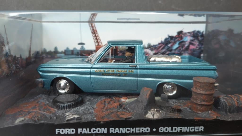 Ford Falcon Ranchero 007 Goldfinger 1:43 James Bond Pol, Overige merken, Auto, Verzenden, Nieuw