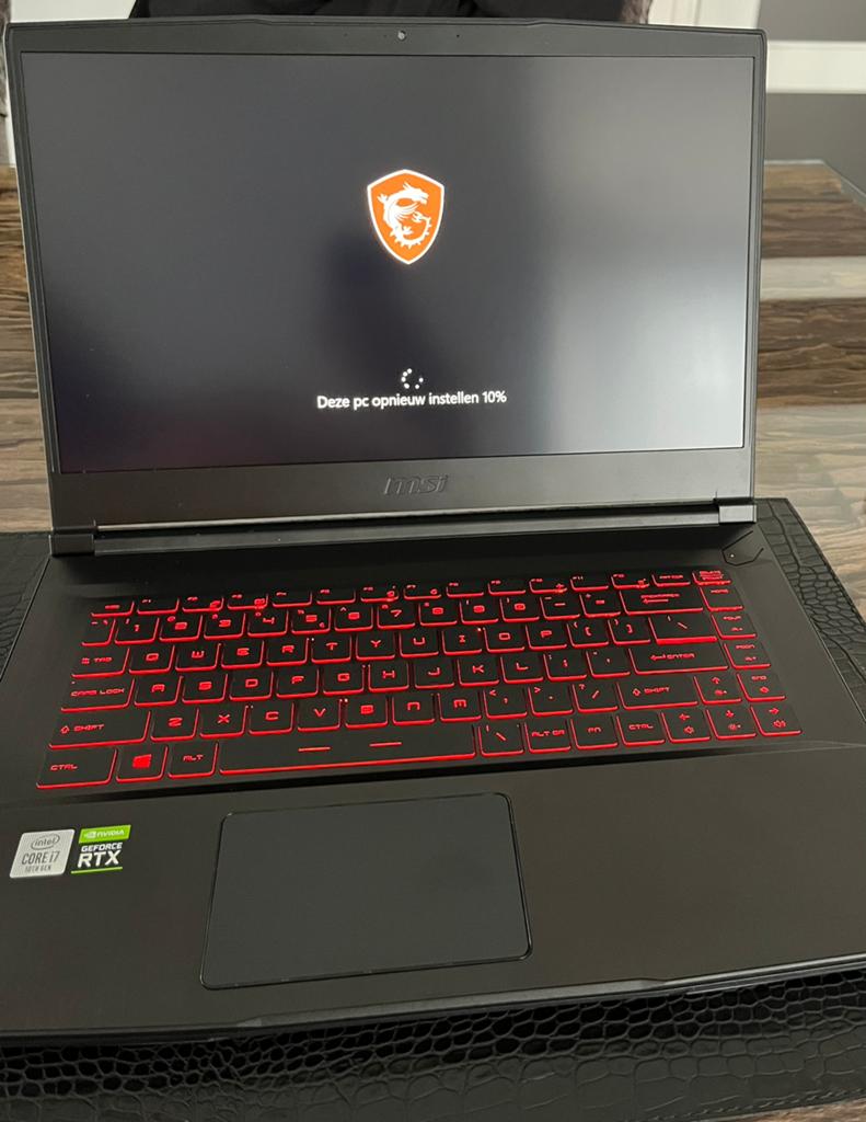 MSI GF65 Thin 10SER GAMING LAPTOP in absolute Nieuwstaat, Computers en Software, Windows Laptops, Zo goed als nieuw, 15 inch, 2 tot 3 Ghz