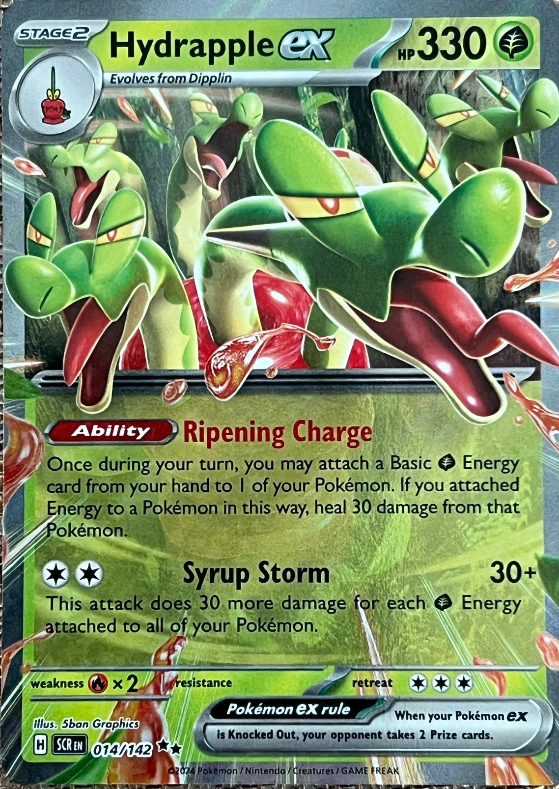 Pokemon HydrappleEX., Ophalen of Verzenden