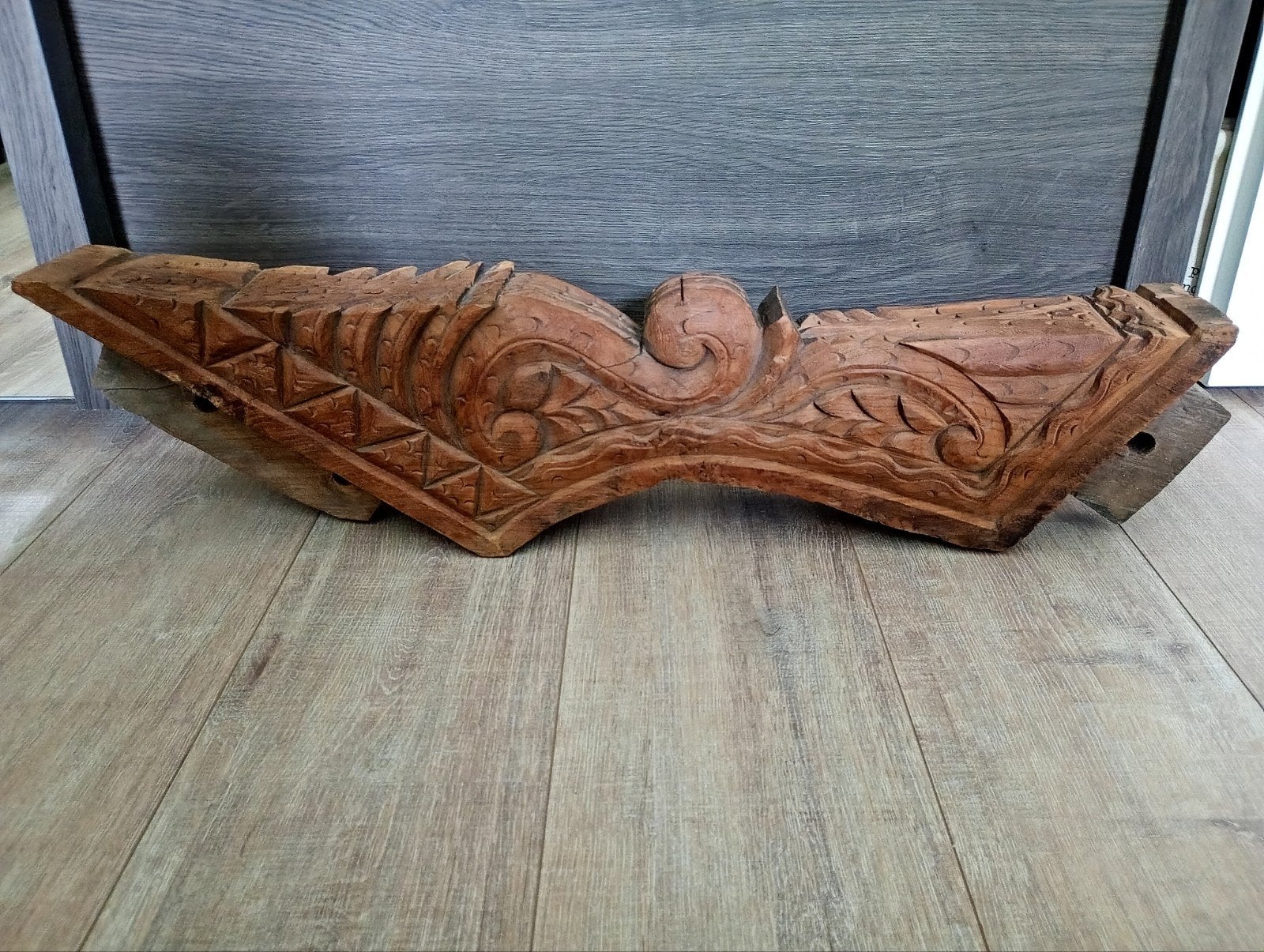 Antiek decoratief houtsnijwerk, Ophalen of Verzenden