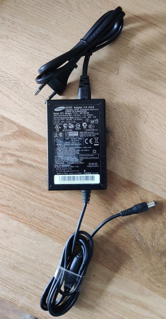 Samsung Laptop Oplader AD-3612S AC/DC Adapter 12V 3A, Ophalen of Verzenden, Zo goed als nieuw