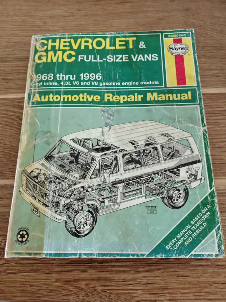 Chevrolet GMC Vans 1968 - 1996 Haynes, Auto diversen, Handleidingen en Instructieboekjes, Ophalen of Verzenden