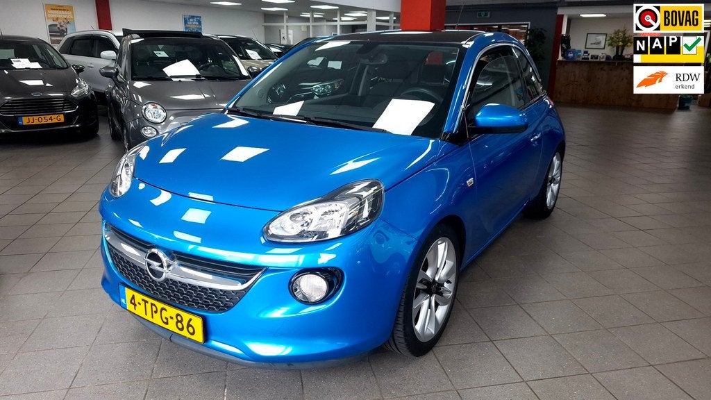 Opel ADAM 1.4 Glam Verw stoelen + stuurwiel / Panorama dak /, Auto's, Opel, Voorwielaandrijving, Euro 5, 4 cilinders, Origineel Nederlands
