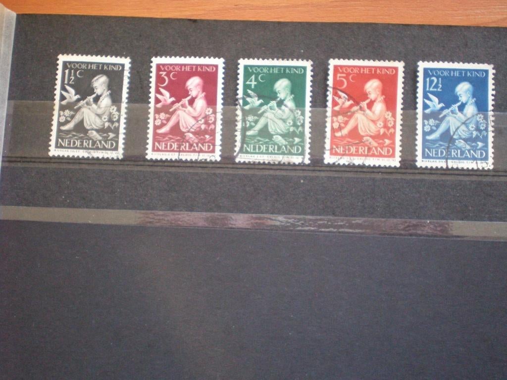 Nederland nvph 313-317 gebruikt ( S 691) ....€ 0,25, Verzenden