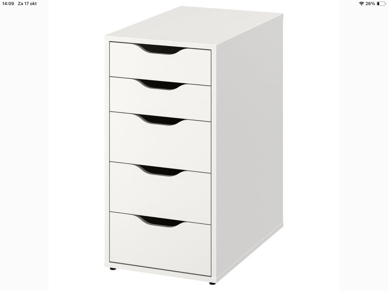 Ikea alex lade kastje afhalen in zuidhorn, Huis en Inrichting, Zo goed als nieuw, Minder dan 100 cm, 25 tot 50 cm, 50 tot 100 cm