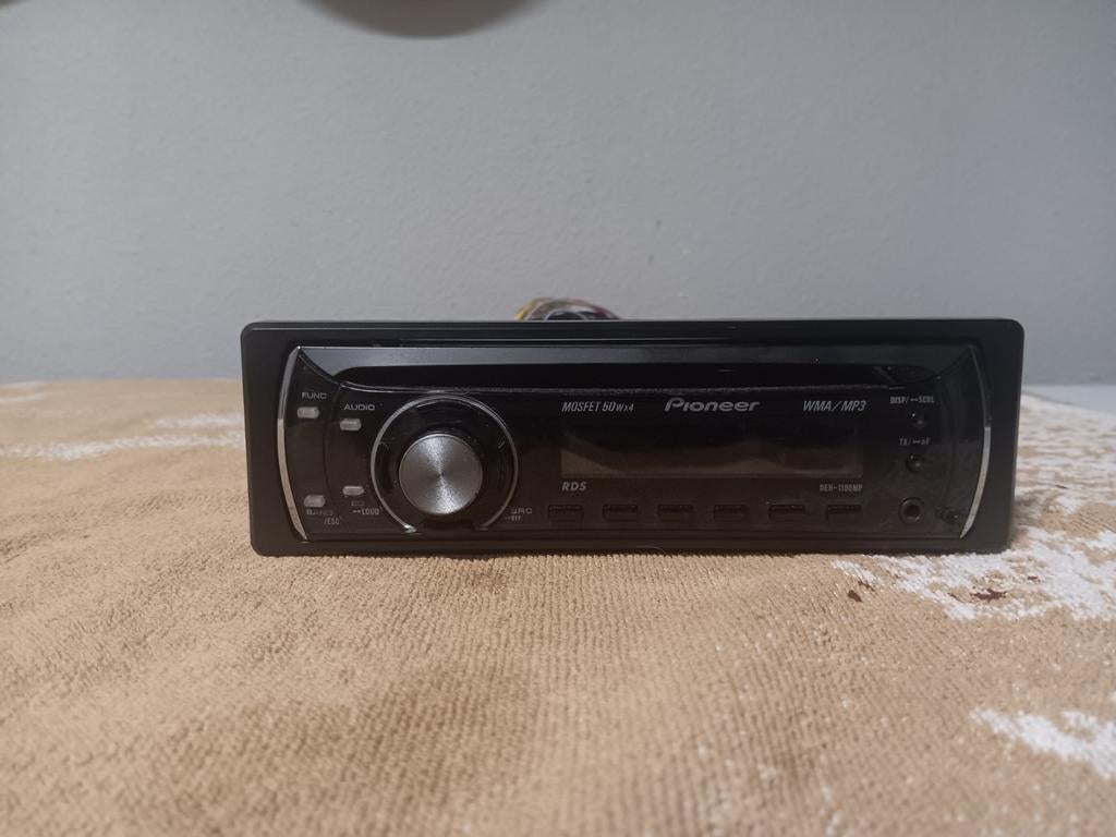 Pioneer DEH-1100MP Autoradio - Zonder Bluetooth, Ophalen of Verzenden, Gebruikt