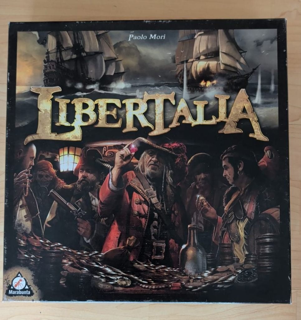 Libertalia bordspel, Hobby en Vrije tijd, Gezelschapsspellen | Bordspellen, Vijf spelers of meer, Ophalen of Verzenden, Gebruikt