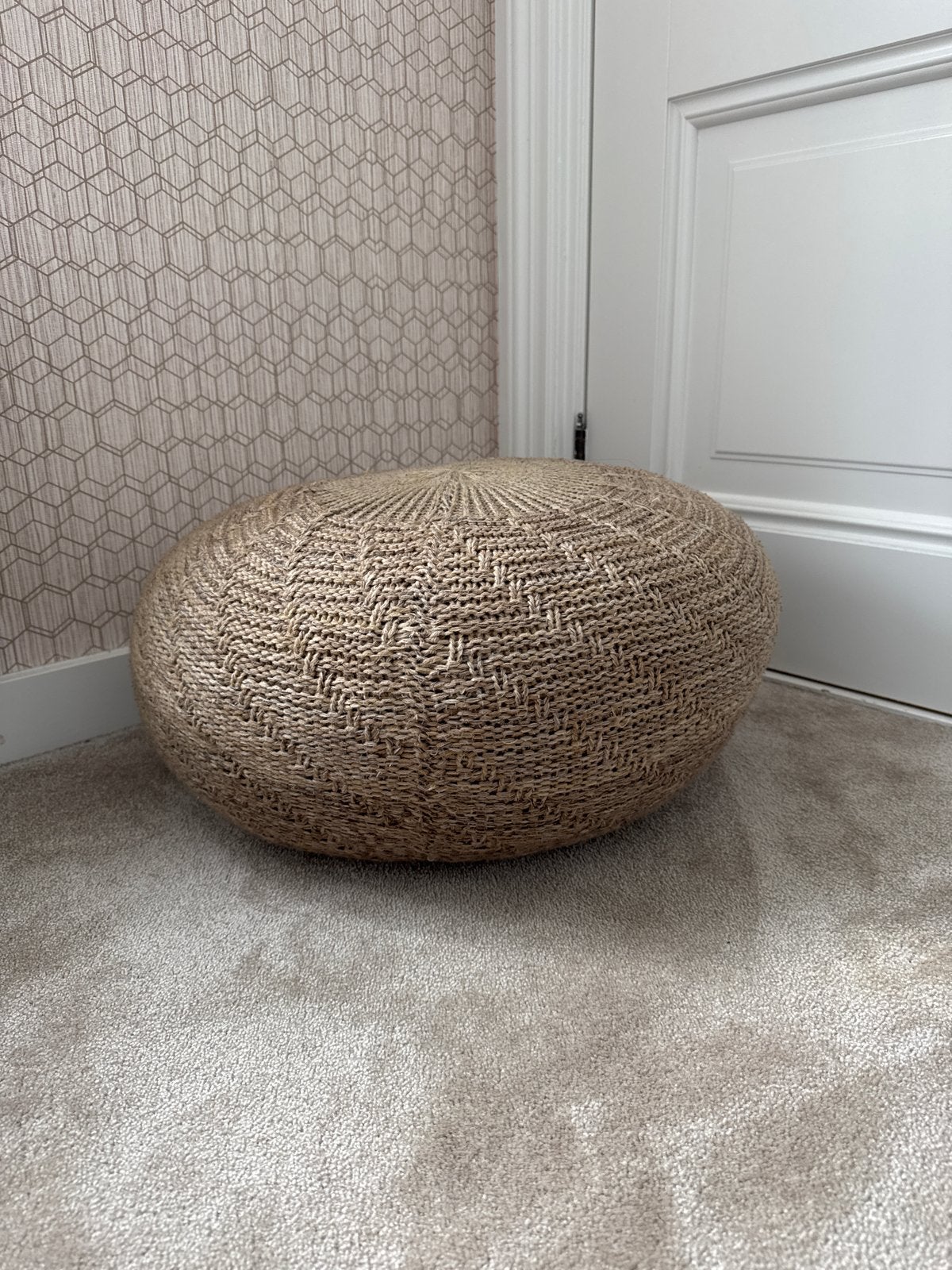 IKEA Sandared Poef, Ophalen, Overige materialen, Minder dan 50 cm, Rond