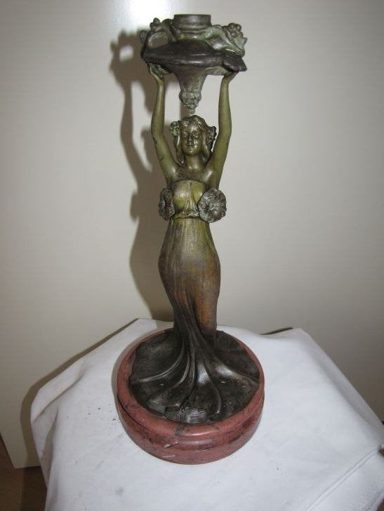 Art deco beeld, Verzenden, Art deco, 20 - 50 cm, Beeld