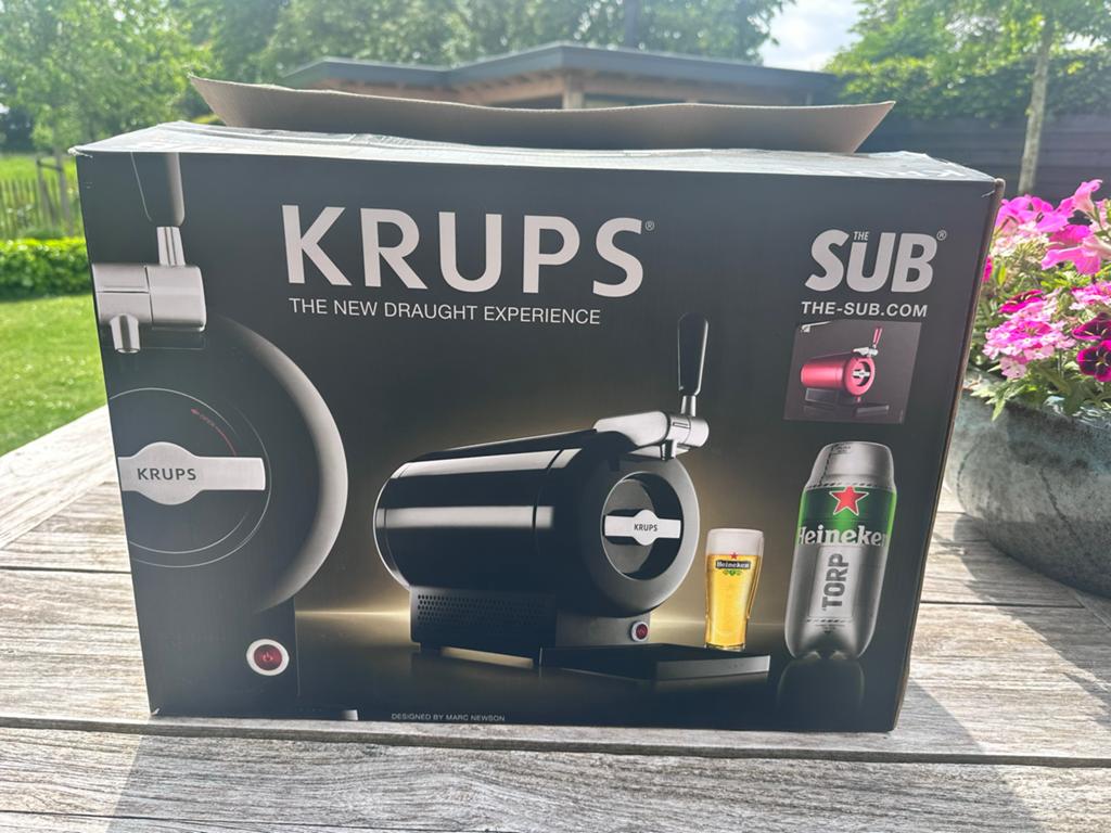 Krups The Sub thuistap - zgan, Ophalen of Verzenden, Nieuw, Krups