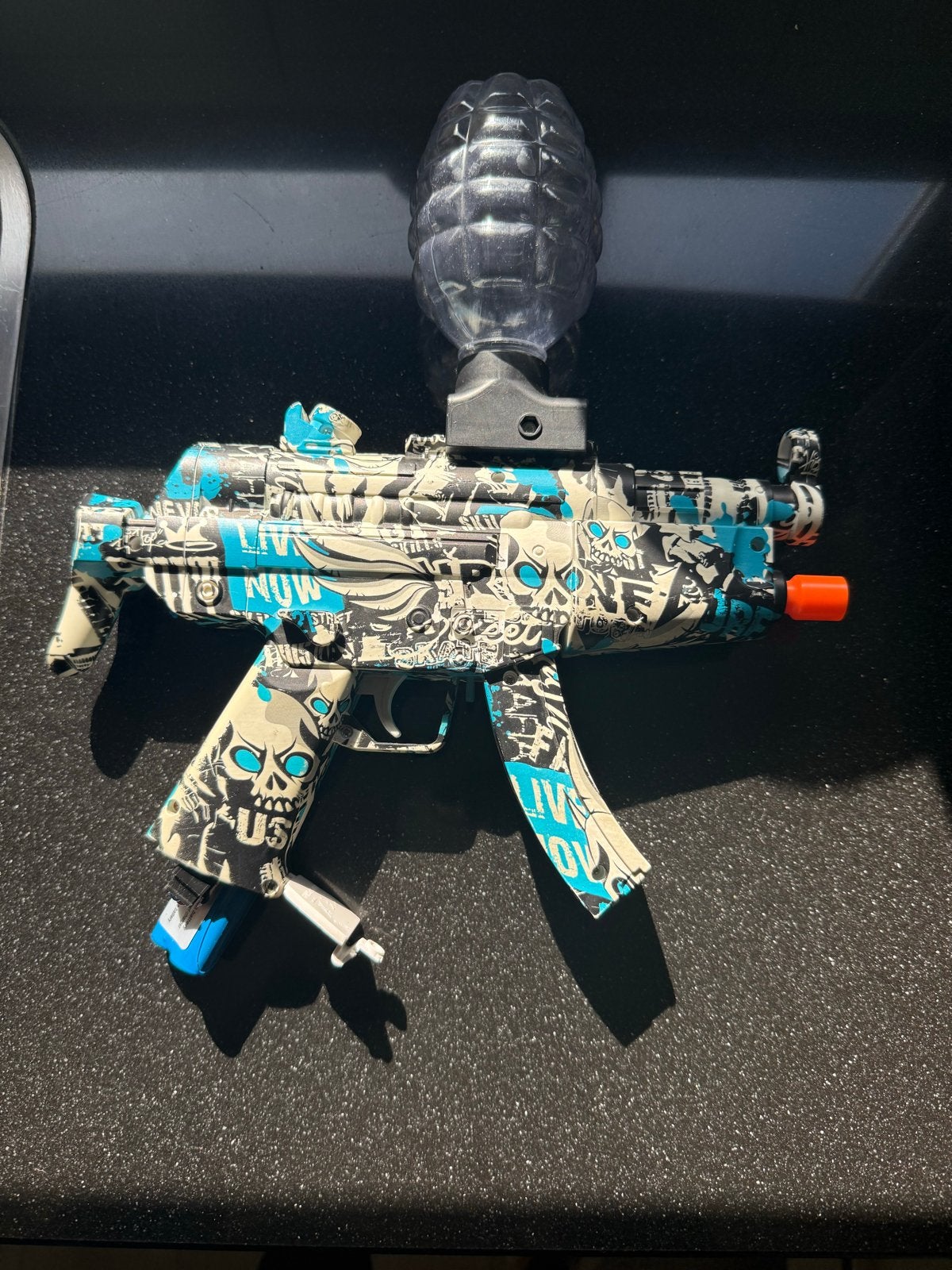 Watergel Blaster Speelgoedgeweer met Graffitiprint, Ophalen of Verzenden, Gebruikt, Jongen of Meisje
