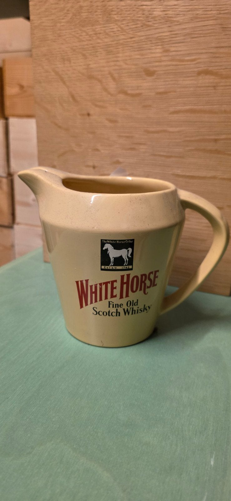 Vintage White Horse Scotch Whisky kan/pitcher, Ophalen of Verzenden