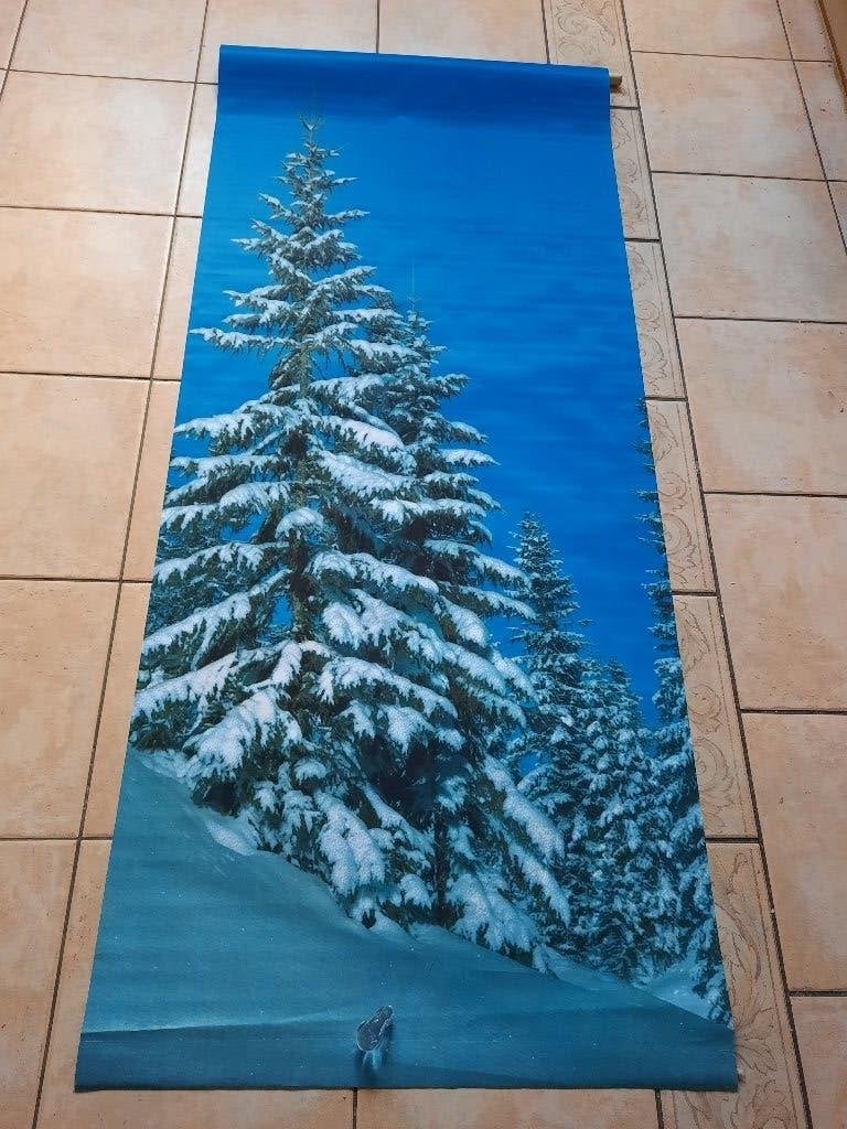 Tweezijdig paneelgordijn wanddecoratie 75 x 177 cm, 75 cm, Zo goed als nieuw, Polyester, Overige typen