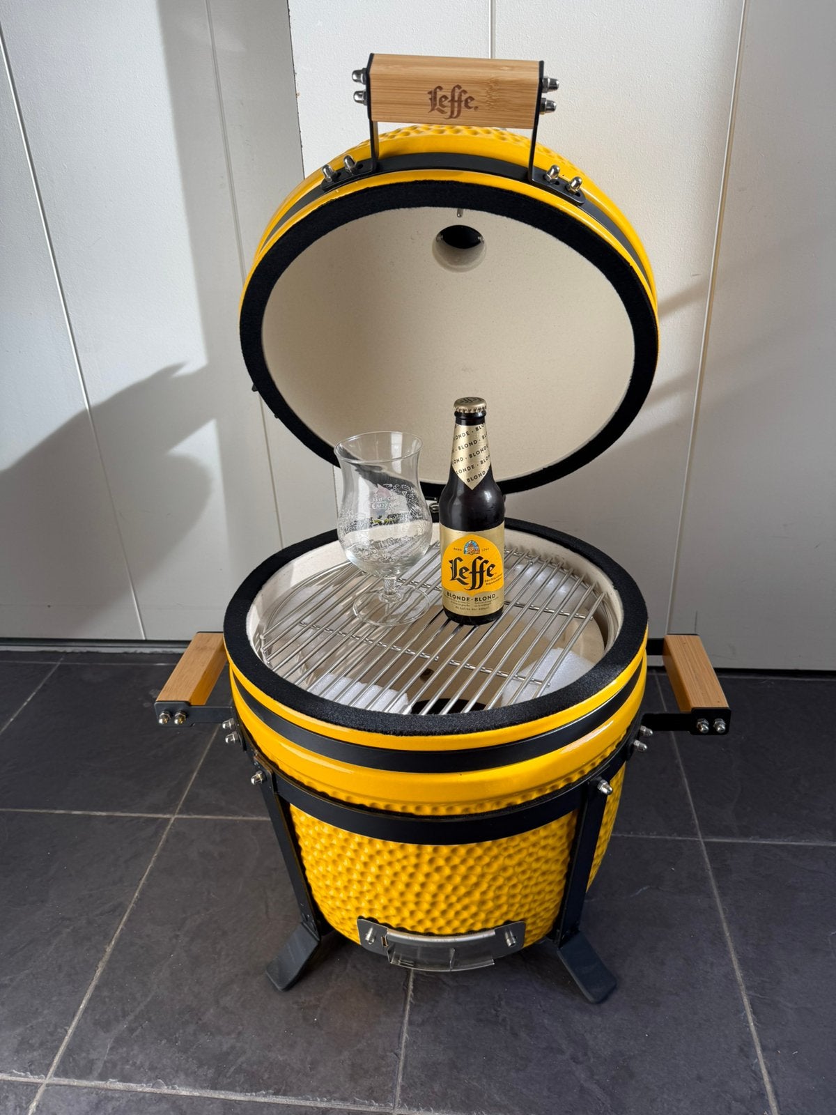 Kamado 15 inch Leffe limited edition., Tuin en Terras, Ophalen, Zo goed als nieuw