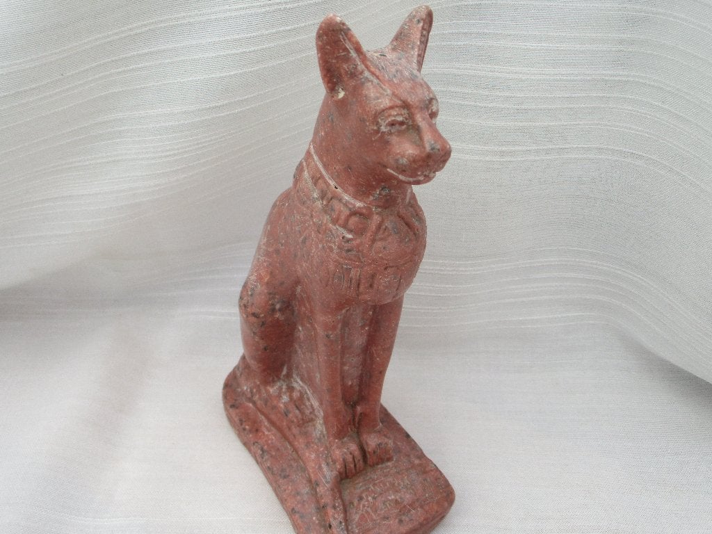Stenen Egyptische Kat,v.a 25,00e, Ophalen of Verzenden, Gebruikt, Overige typen