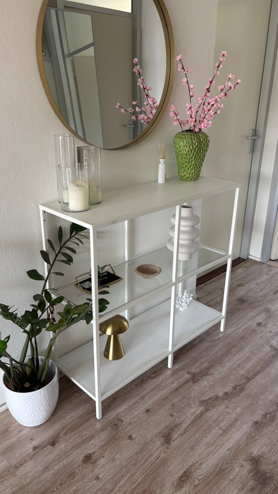 VITTSJÖ stellingkast wit IKEA, Ophalen, Zo goed als nieuw, 25 tot 50 cm, Rechthoekig