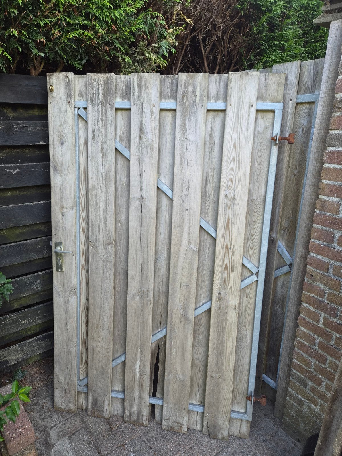 schuttingdeur 110x180, Ophalen, 100 tot 150 cm, Draaipoort, 150 tot 200 cm