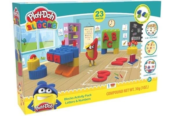 Partij Play-Doh Blocks Activiteitenpakket Letters & Cijfers, N, N, Knutselen, Nieuw