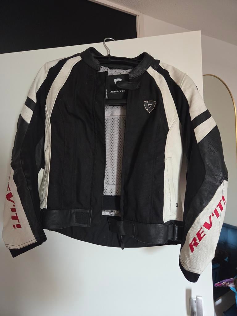 REV'IT! Motorpak - Half Leer/Stof, REV'IT!, Ophalen of Verzenden, Tweedehands, Heren