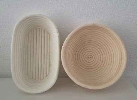 Rotan rijsmand voor zuurdesem brood - Rond en Ovaal, Beige, Overige typen, Nieuw, Ophalen of Verzenden