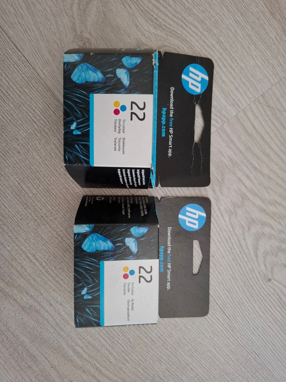 HP 22 Driekleuren Inktcartridges (2 stuks), Ophalen of Verzenden, Nieuw, Cartridge, HP