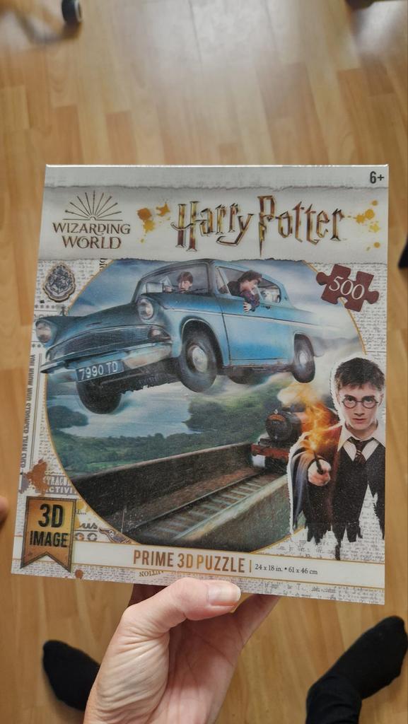 3D Harry Potter Puzzel - Zwevende Auto - 500 Stukjes, Ophalen of Verzenden, 500 t/m 1500 stukjes, Nieuw, Rubik's of 3D-puzzel