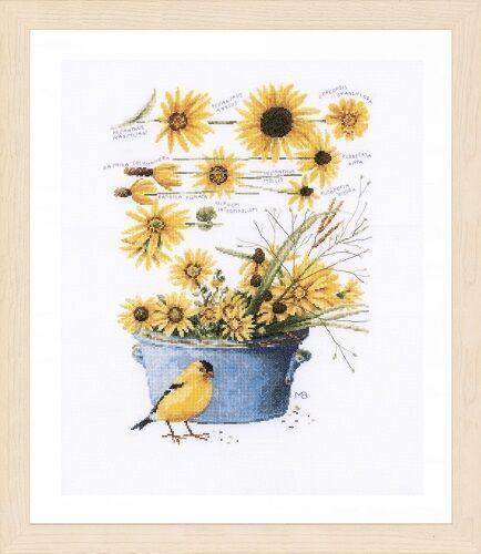 Borduurpakket All things yellow pn0172914, Hobby en Vrije tijd, Borduren en Borduurmachines, Nieuw, Borduurpakket, Handborduren