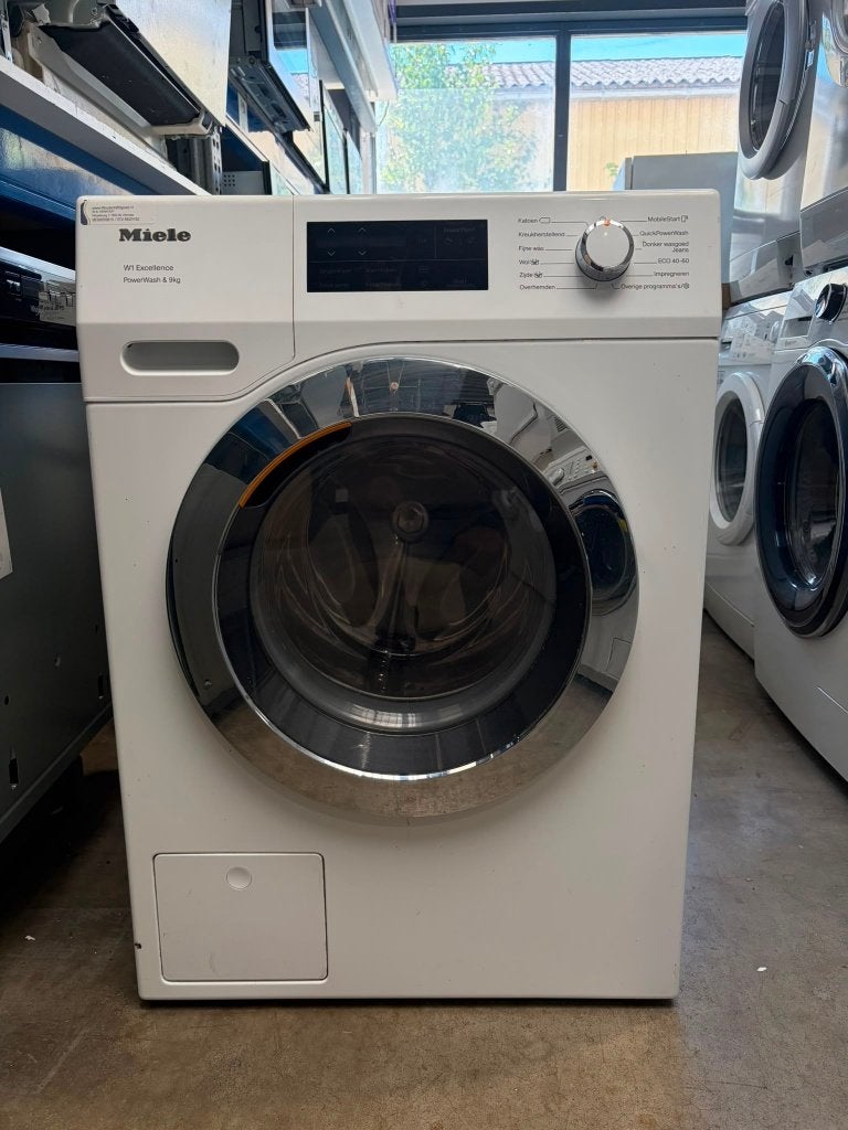 Miele W1 Excellence 9kg wasmachine, 1200 tot 1600 toeren, 8 tot 10 kg, Energieklasse A of zuiniger, Ophalen of Verzenden